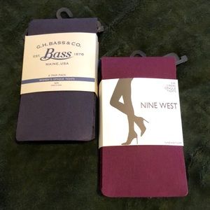 NINE WEST / G.H. BASS OPAQUE TIGHTS